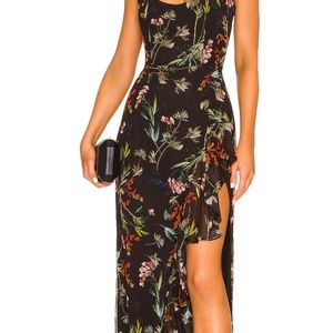 Katie May Baby Cakes Gown | Black Floral | Worn Once